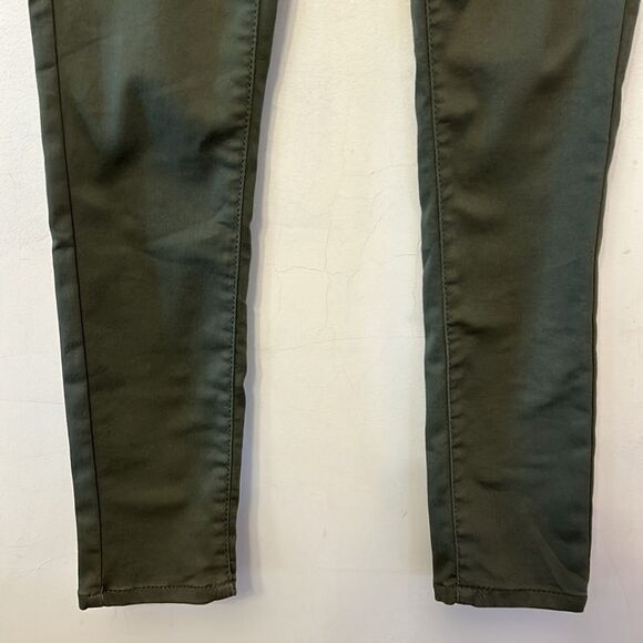 Mudd olive high rise adjustable waist triple stack jeggings Size 14 New - Picture 4 of 11